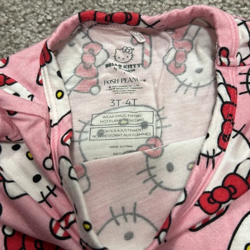 Posh Peanut Hello Kitty Candy Cane Pajamas